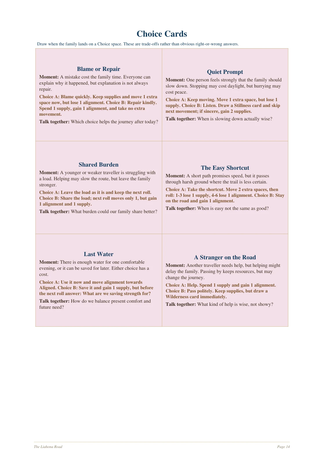 The Liahona Road page 14
