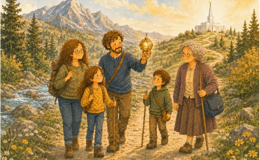 The Liahona Road activity artwork
